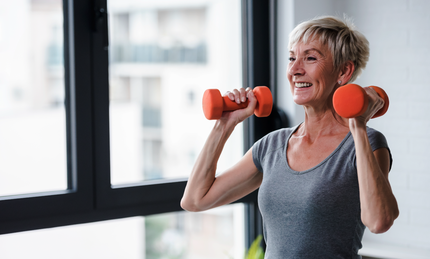 El ejercicio de fuerza es básico para prevenir la osteoporosis.